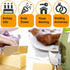 6-Piece Cheese Knife Set, Wooden Handle Stainless Steel Cheese Slicer, Fork Spreader for Cheese Gift Set