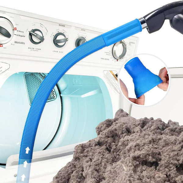 Sealegend Dryer Vent Cleaner Kit, Vacuum Hose Attachment for All Vacuum Cleaners, Quickly Lint Remover