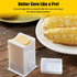smrtcol 4 Pack Plastic Butter Spreader Corn Cob with Cover Butter Spreader for Corn, Bread & Cooking for Even Spread on