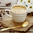 Chengu 8 Pieces Flower Coffee Tea Spoons Stainless Steel Sugar Spoons Set, 8 Different Patterns (Gold)
