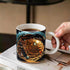 SavgU Mug,3D 11oz Library Bookshelf Book Mug Ceramic Coffee Mug,- Gifts for Book Lovers Readers Librarians Book Club