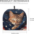 US Flag Sleeping Cat Tea Pot Cover, Tutolip Insulated Dust Proof Tea Kettle Cover for Kitchen Decoration