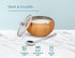 KooK Sugar Bowl with Lid and Spoon, Sugar Container for Salt, Coffee, Holds 2 Cups, Dishwasher Safe, Copper, 16 Oz