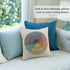 Wheel of Emotions Feelings Velvet Throw Pillow Covers Cozy Square Pillowcases Home Decor for Bed Couch Sofa Therapy Office Living Room Cushion Covers Counselor Physical Therapist Gifts 16"x16" by FUIWTTR