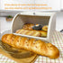 X458 Countertop Metal Bread Box for Kitchen - Stainless Steel Bread Box for Kitchen - Bread Storage Container
