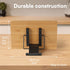 H&S Bamboo Recipe Book Holder - Foldable & Portable Cookbook Stand for Desk or Kitchen