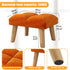 15.74" D11.81" W10.62" UHBD032J YMYNY Footstool, Small Ottoman Stool Chair, Modern Padded Sofa Seat Foot Rest Stool