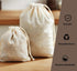 Set 4-12X14 Inch PurpleEssences Ultra-Dense Unbleached Cotton Nut Milk & Filter Bags Reusable Cheesecloth Drawstring