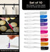 Mini Spatulas Set - 10 Piece Heat Resistant Silicone Spatula for Baking, Cooking, Mixing, Non-Stick