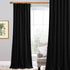 StangH Soft Black Velvet Curtains Blackout backdrops for Theater, 120 inches Long