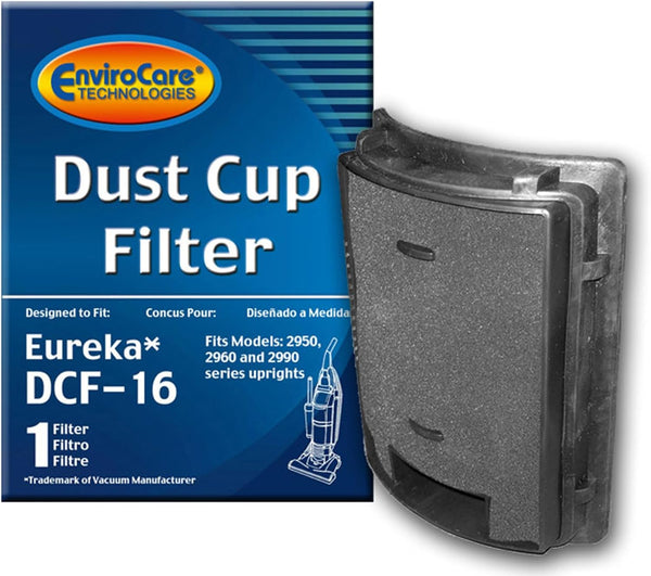 EnviroCare Replacement Dust Cup Filter for Eureka Style DCF 16