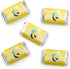 Big Dot of Happiness Honey Bee Mini Candy Bar Wrapper Stickers, 40 Count for Baby Shower or Birthday Party