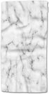 HGOD DESIGNS Elegant White Marble Hand Towels - 100% Cotton Soft Bath Towels with Black Textured Pattern, 15"X30"