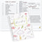PECULA Recipe Book, 5.6"x 8.2" Blank Recipe Notebook to Write Your Own Recipes, Holds 170 Recipes