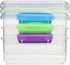 Sistema Food Storage, Polypropylene Assorted, 1L x 3