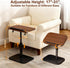 360 Swivel/180 Small End Table for Couch, Flip-Over Panel/Adjustable Height Design C-Shaped TV Tray Table Couch Tables