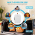 4L 6 110V Ac/12V DUMOS Mini Fridge for Bedroom, Compact Personal Fridge Cooler For Skincare, Drinks, And Snacks, Fits