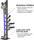 Mount Plus HAB11 10 Accessory Holders, Universal Vacuum Stand for Dyson Cordless Stick Vacuum Cleaner V15 V12 V11 V10