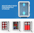 ECOWELL Mini Skincare Fridge with LED Mirror, 4L/6 Can for Makeup Cosmetic Beauty, Small Refrigerator for Bedroom Office