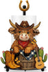 Chunful Western Cowboy Highland Cow Paper Towel Holder Cowboy Kitchen Bathroom Decor