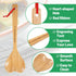 Bamboo Heart Shaped Spoon for Cooking, Wooden Kitchen Utensils, Valentine's Gifts for Mom