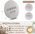 Puck Screen 51mm Reusable Puck Screen for Espresso Portafilter, 1.7mm Thickness 150µm 316 Stainless Steel Screen Filter Basket Compatible with Espresso Machine