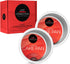 LAST CONFECTION 2-Piece Round Cake Pan Set, 4" x 2" Deep Aluminum Pans