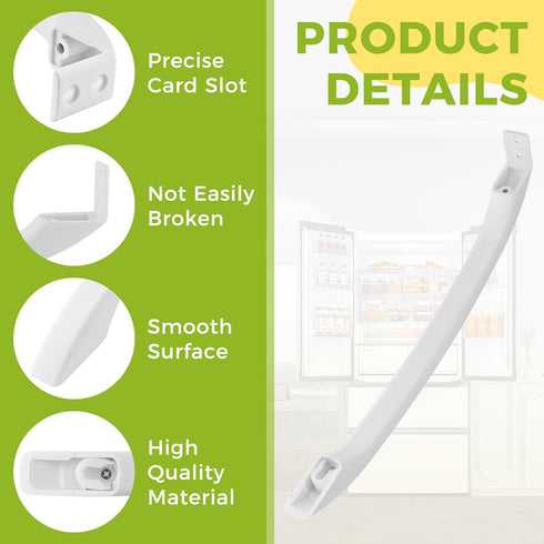 AMI PARTS Refrigerator Door Handles Replacement, Fits EA427922, AP2114539, 241711801