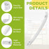 AMI PARTS Refrigerator Door Handles Replacement, Fits EA427922, AP2114539, 241711801