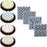 Uspacific 57 Pieces Cookie Stencil Set, Floral Leaf Baking Templates for Cookie, Cupcake, Fondant, Crafts Decor