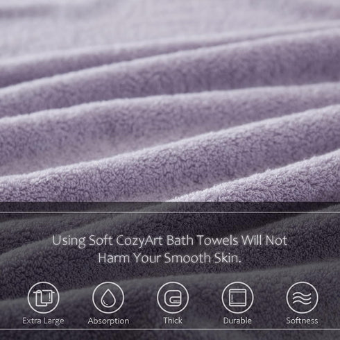 COZYART Set, Sets 6 2 2 2 650 Lavender Luxury Bath Towel Turkish Cotton Hotel Towel Bulk for Bathroom, Thick Bathroom
