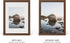 9x12 6x8 9x12 (9x12 HAUS AND HUES Picture Frame with Real Glass and Walnut American Oak Matted to - Oak Frame Wood