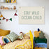 Wheatwin 20x30 Nursery Wall Decor, Ocean Theme Classroom Decor, Ocean Nursery Decor, Stay Wild Ocean Child Linen Canvas