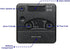 Peakeep Ultra Small Battery Travel Alarm Clock with Snooze and Light, Silent Analog Quartz (Black)