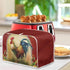Sunflower Rooster Toaster Cover, 4 Slice Chicken Print Small Kitchen Appliance Cover