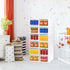 6-Tier Closet Nicunom Foldable Shoe Rack Organizer, Shoe Storage Box Collapsible Plastic Shoe Shelf Clear Shoe Boxes