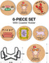 Set 6 Friends TV Show Merchandise - Funny TV Show Coasters of with Holder, Cork Coasters for Coffee Table, Friends TV