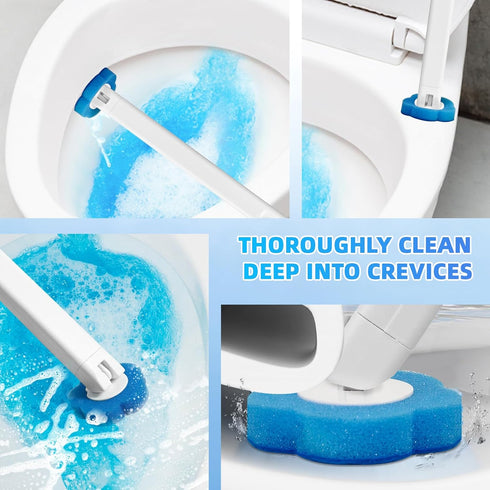 48 Disposable Toilet Brush with Refills, ,Toilet Bowl Cleaner,Toilet Cleaning Supplies,Toilet Bowl Brush,automatic