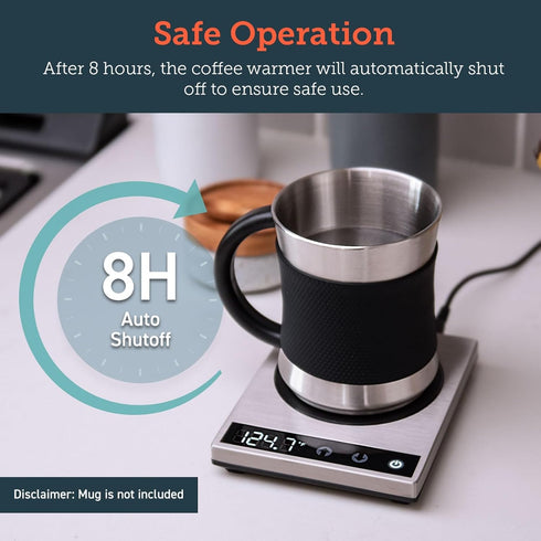 1F (77-194), 304 COSORI Coffee Mug Warmer for Desk, Digital Cup Heater, Coffee & Christmas Gifts, Precise Temperature