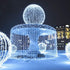 Geanmoki 306 LED Window Curtain String Light Wedding Party Home Garden Bedroom Outdoor Indoor Wall Decorations