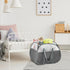 TECHMILLY Pop Up Foldable Laundry Basket, 90L Large Capacity Tear Proof Hamper with Reinforced Handles for Dirty