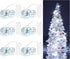 TingMiao Cool White Fairy String Lights Battery Operated LED Starry Lights 7.2ft