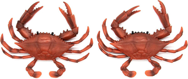 AUEAR, Plastic Crab for Decor Artificial Sea Life Creatures, Simulated Animal Home