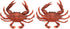 AUEAR, Plastic Crab for Decor Artificial Sea Life Creatures, Simulated Animal Home