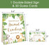 Safari Jungle Guessing Game Cards, Guess How Many Animal Crackers Guessing Game, 50 Cards and Matching Sign, Safari Animal Baby Shower Game