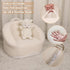 Hrebr 3-5 20.5'' Mini Toddler Chair Comfy Years Old - Compact Portable Toddler Chair with Carry Handle, Washable Cover