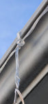 Kihanyoh (120, Christmas Light Clips, White Gutter Hooks Outside String Lights Clips Weatherproof Outdoor Seasonal