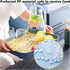 Eco-Friendly PP Dish Tray Drying Rack, Double-Layer Plastic Drainage Rack for Kitchen Countertops