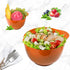 BoxedHome 4 Piece Nesting Plastic Mixing Bowl Set, Mixing Bowls with Pour Spouts, Size 1.7, 2.5, 3.5 and 4.5qt for