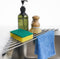 Tomorotec Triangle Roll-Up Dish Drying Rack for Sink Corner Small Foldable Stainless